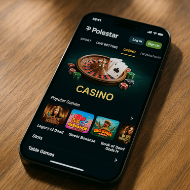 Polestar Casino - Mobile Platform - Responsive Design for Slovenia